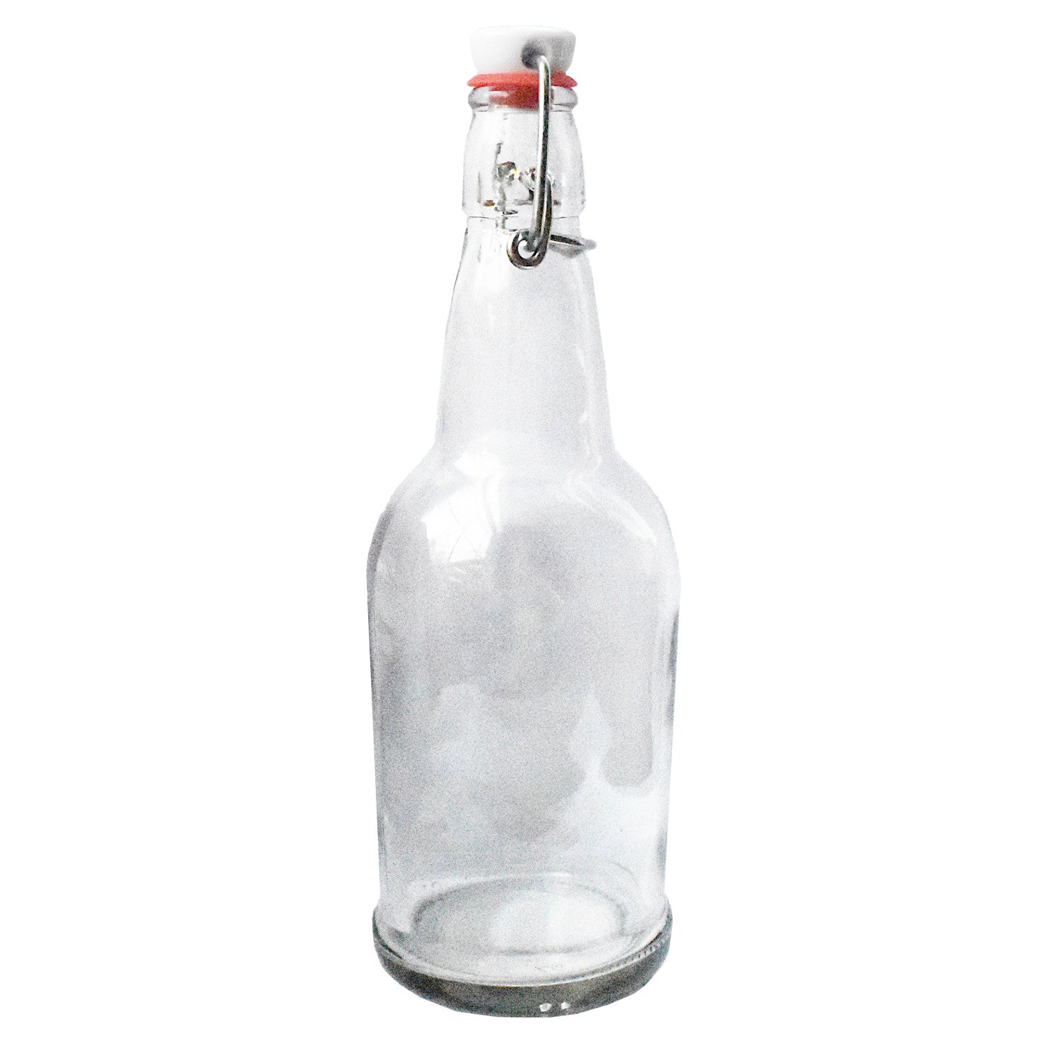 16 oz Clear Flip-Top & Swing-Top Bottles, 6-Pack | Bucha Brewers