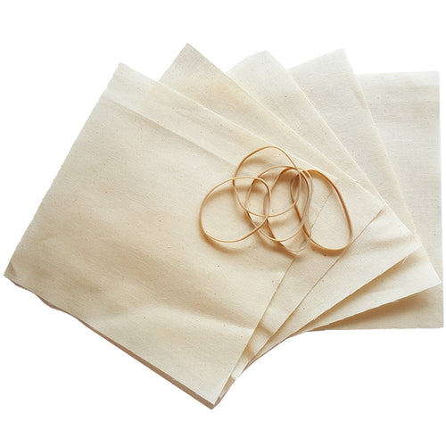 Kombucha Cloth Covers: 5 Pack Cloth Kombucha Covers image 0