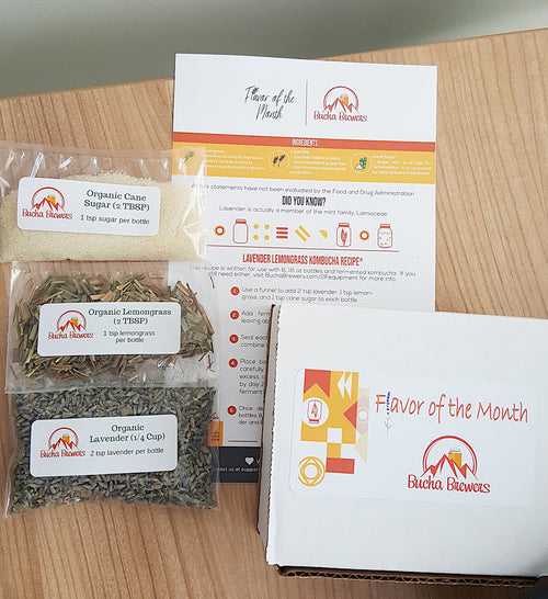 Kombucha Second Fermentation Recipe Packages
