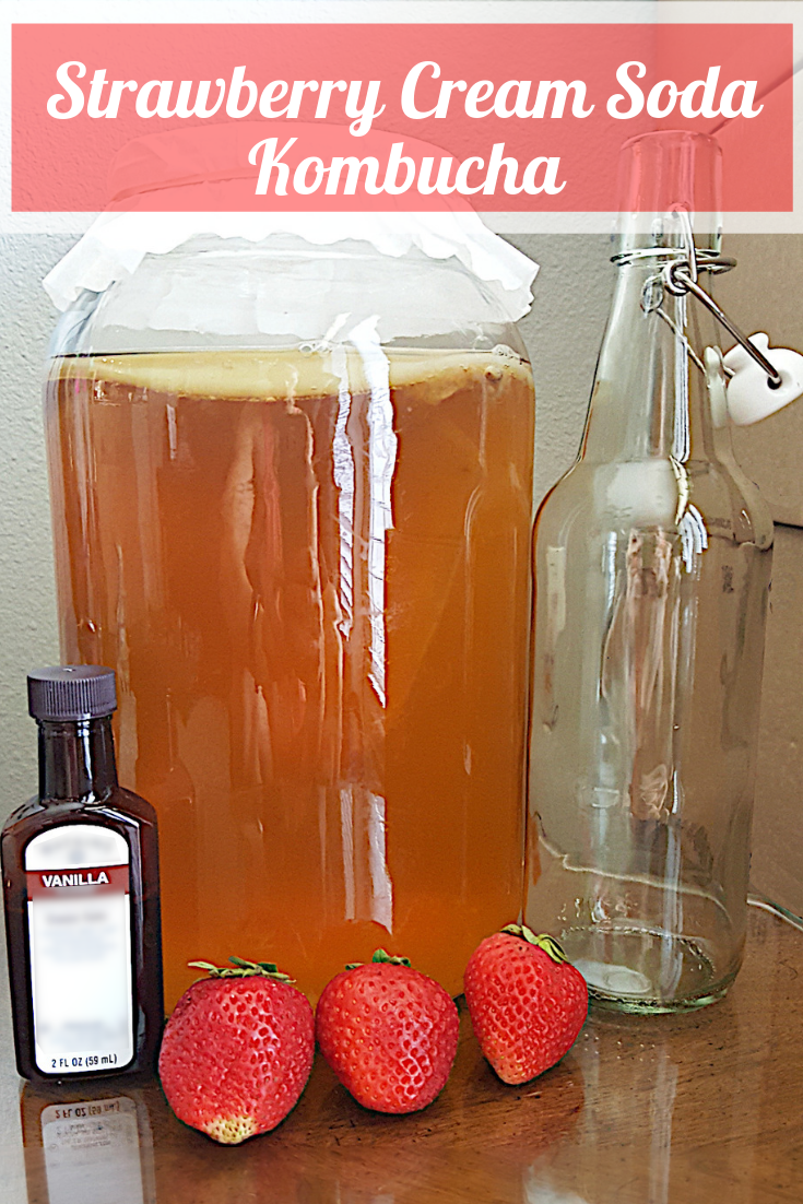 Strawberry Cream Soda Kombucha Recipe