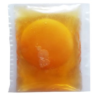 kombucha SCOBY in bag with starter tea